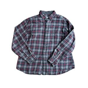 Woolrich Shirt Mens 2XL L/S Button Up Flannel Plaid Workwear GORP Grandpa